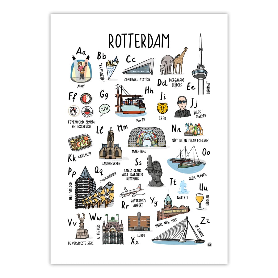 ABC Poster Rotterdam — product photo